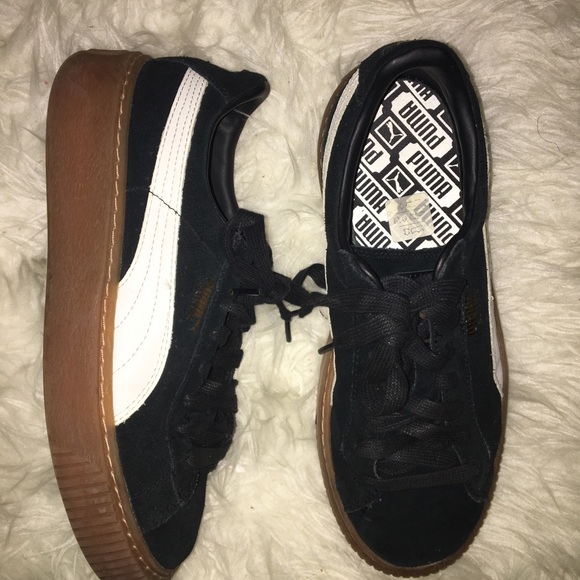 puma platform gum sole